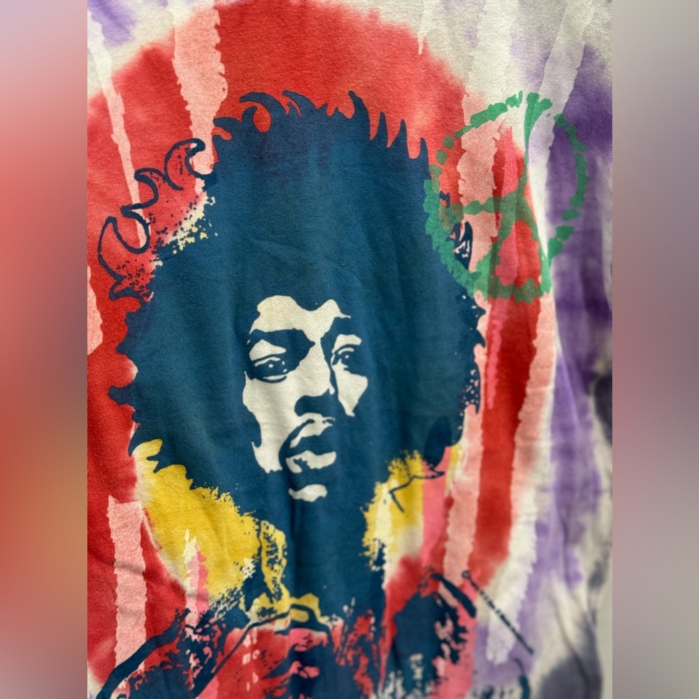 Jimi Hendrix Tye-Dye Tee Size M